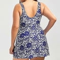thumbnail image 2 of Conjunto de tankini acolchado extragrande para mujer, bikini, vestido de baño, traje de baño con shorts tipo bóxer., 2 of 3