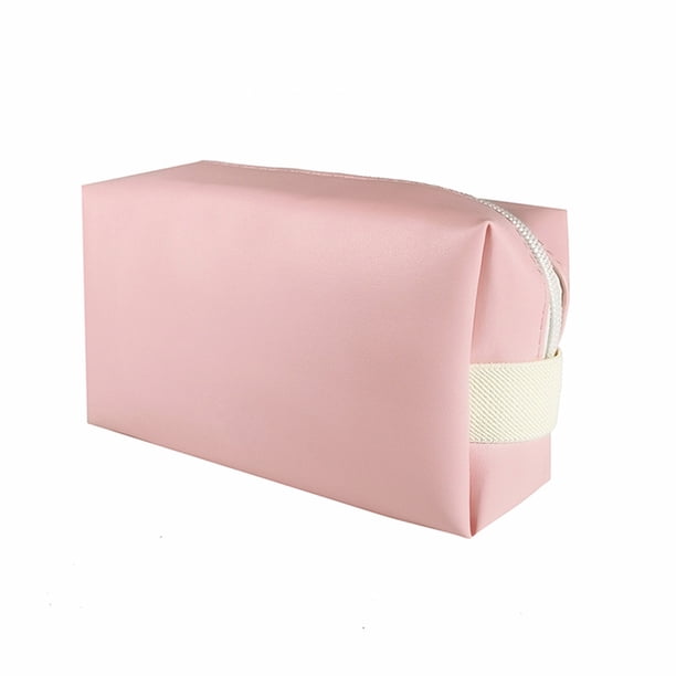 Bolsa de maquillaje octogonal impermeable Wosthever rosa
