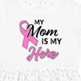 thumbnail image 4 of Inktastic My Mom is My Hero Breast Cancer Awareness Girls Toddler Dress, 4 of 5