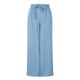 thumbnail image 4 of ICHUANYI Clearance Womens Fashion Summer Solid Casual Button Pocket Elastic Waist Long Pants(Sky Blue, L) ICHUANYI WER2023080711776, 4 of 8