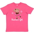 thumbnail image 3 of Inktastic Mawmaw Girl Ballerina Monkey Youth T-Shirt, 3 of 5