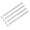 Silver, variant on Aluminum Alloy RC Car Shell Columns, Lightweight  Strong, 1/10 Scale, Easy Installation, 4x Posts