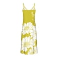 thumbnail image 4 of Vestido de Verano Casual de las Mujeres, Impresión Plegada Casual de Verano, Vestido de Cuello en V sin Mangas de Camis, 4 of 7