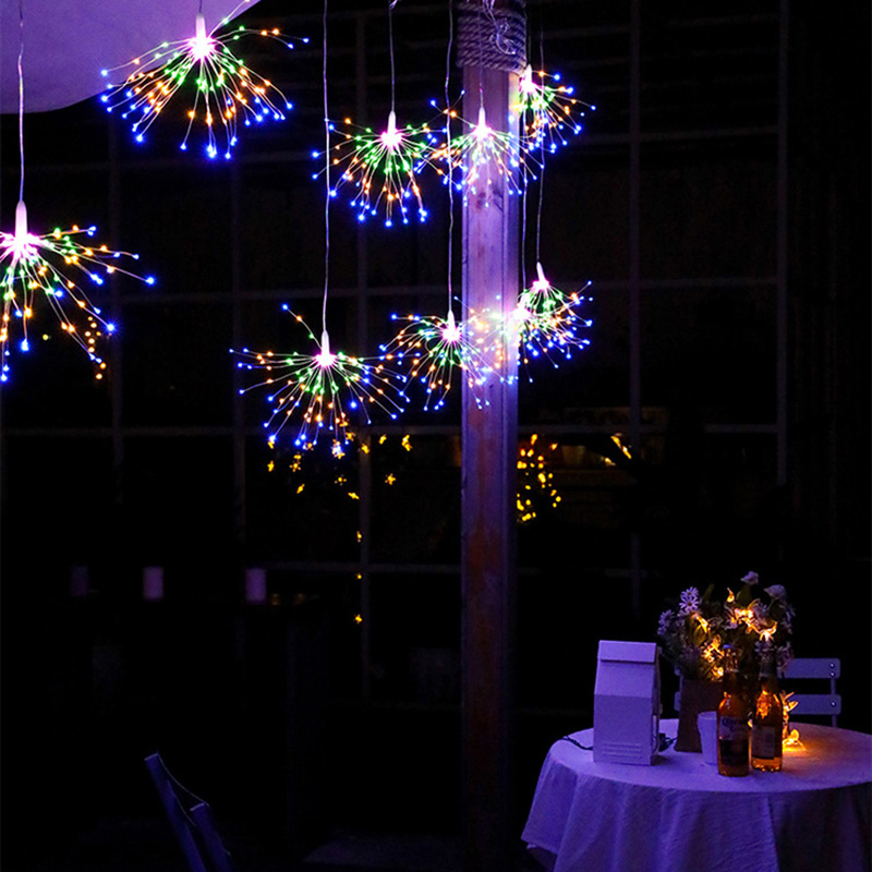 Solar Lights Outdoor, 200 LED Solar String Lights, Solar Powered Fairy Lights, Garden Christmas Decorative Lights (Colorful, 1 Pack) - image 3 of 6