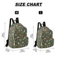 thumbnail image 2 of FORMRS Mini Backpack Purse for Women Quilted Travel Daypack Casual Shoulder Bag, Forest Mushroom Pattern, 2 of 7