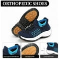 thumbnail image 5 of Orthopedic Shoes for Women Men Arch Support Plantar Fasciitis Comfort Knit Walking Nursing Work Sneakers, 5 of 8