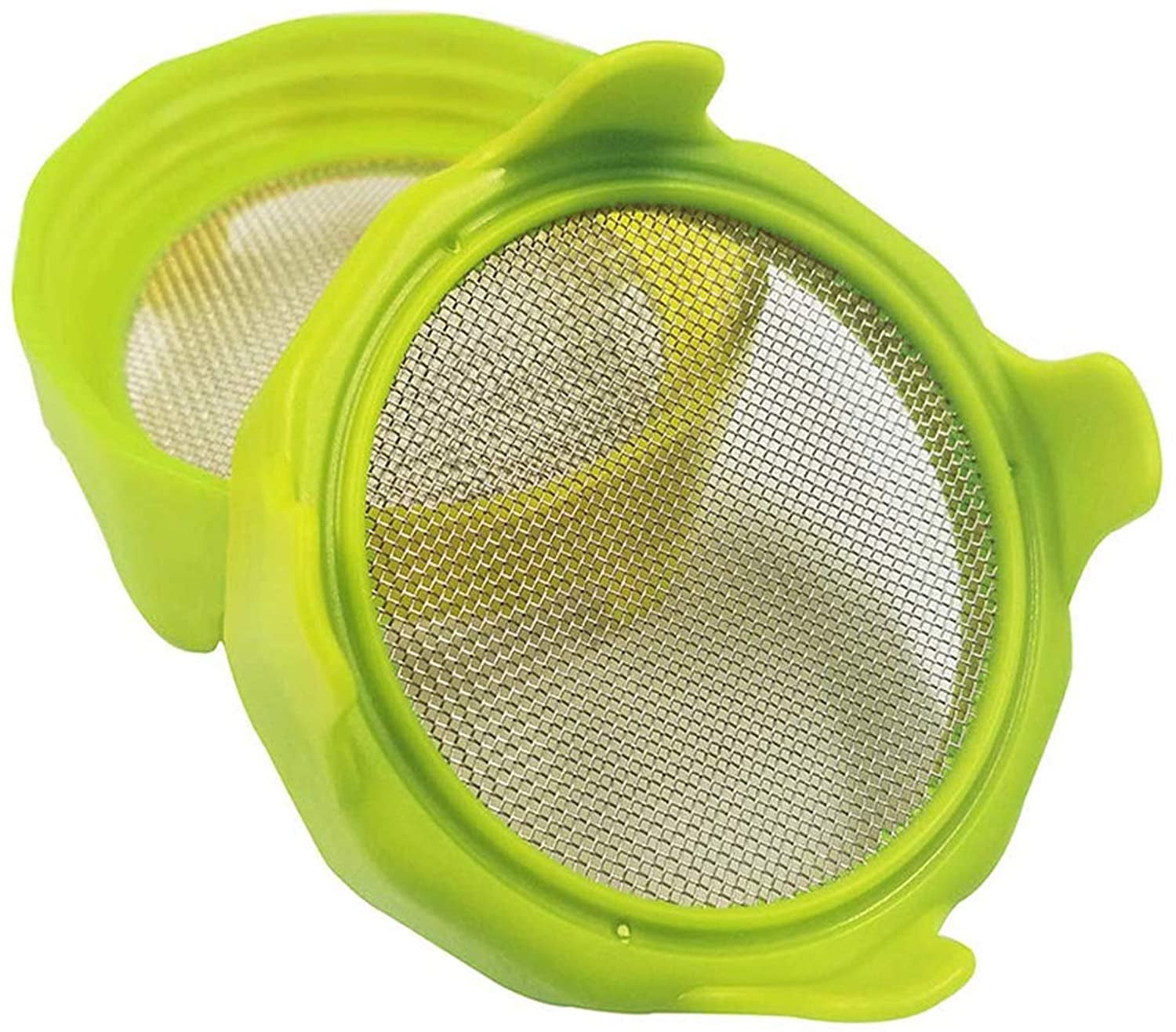Sprouting Lids, Plastic Sprout Lid with Stainless Steel Screen for Wide