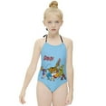 thumbnail image 3 of Scooby Doo Girl's Swimsuit One-piece Summer Hawaii Beach Kid's Swimwear Bathing Suits Halterneck Beachwear, 3 of 7