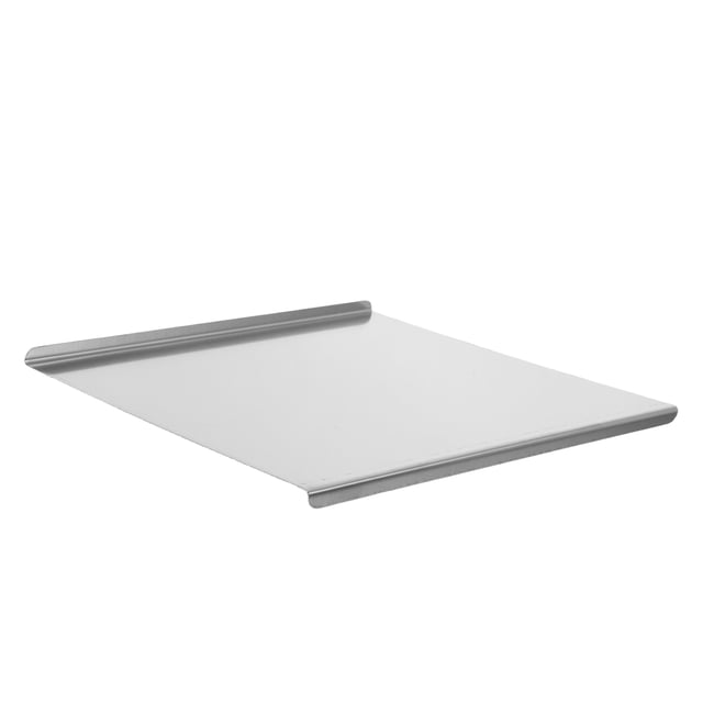 Milisten Tabla Resistente De Acero Inoxidable Para Cocina Con Bordes Antideslizantes Y Acabado Plateado
