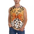 thumbnail image 6 of Daiia Fall Farmhouse Pumpkins1 Printed Men's Tank Tops,Casual Soft Sleeveless Gym Muscle Shirts Bodybuilding Tee-Small, 6 of 8