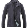thumbnail image 2 of SMZ Women's Lightweight Warm Zip Up Long-Sleeve Soft Polar Fleece Jacket for Fall Winter, 2 of 6