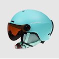 thumbnail image 1 of Casco de esquí Asian Head Equipment Protectores Cascos rígidos para hombres y mujeres Gafas anticolisión ligeras con protección contra el viento Forma integral para mantener el calor, 1 of 6