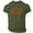 A001-Army Green, variant on Mens Halloween Tops Spooky Ghost Print Halloween Shirts Round Neck Short Sleeve Holiday Halloween Tee Tops