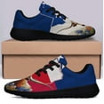 thumbnail image 3 of Texas Bluebonnet and Longhorn Shoes Sneakers Black Size 10.5, 3 of 7