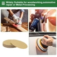 thumbnail image 3 of 50 Pcs Discos de Lija Circulares 240 Grano con Gancho y Bucle Universal para Reacondicionamiento Automotriz y Trabajos en Madera 6.89"x6.89" Alúmina Amarilla, 3 of 7