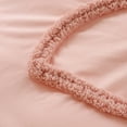 thumbnail image 4 of 3 Pieces Duvet Covers Set, Boho Tufted Comforter Sets with Zipper Closur, Soft Breathable Floral Bedding Set for All Seasons(Pink,Queen  90"x90"), 4 of 6