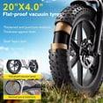 thumbnail image 5 of TST Electric Bike for Adult, 750W Motor 48V/15AH, SGS, 20"x4" Fat Tire Mountain E-bike, Hydraulic Disc Brakes, APP Control, 5 of 6