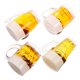 thumbnail image 3 of 4pcs Miniature Beer Mugs Tiny Beer Cups Simulation Mini Beer Mugs Doll House Props, 3 of 3