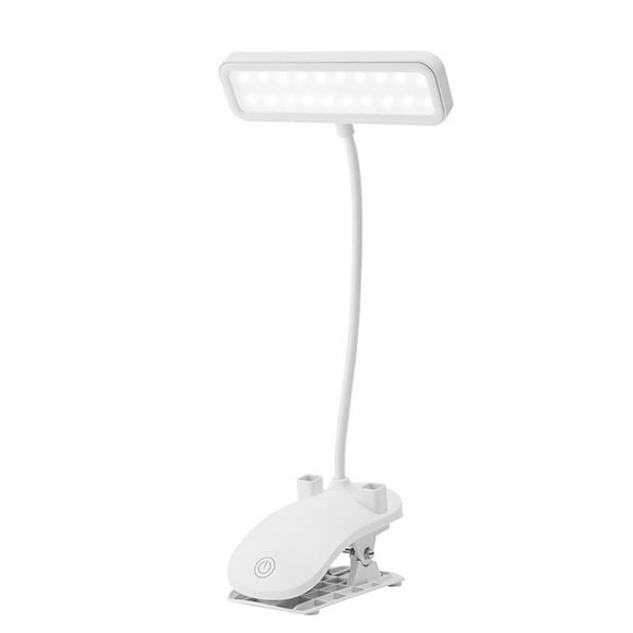 Reading Light 30 LED Clip On Light for Bed Headboard Book Light for Reading In Bed Clip Desk Lamp Battery Operated USB Rechargeable Reading Lamp for Bed Bed Lamp with Cla