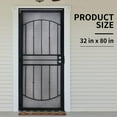 thumbnail image 2 of Sdstone Grisham Deluxe 32" × 80" Steel Security Door, 805 Black, 2 of 7
