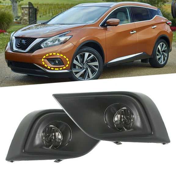 Pair of Fog Light Lamps Kit Fit for Nissan Murano 2015