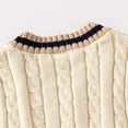 thumbnail image 6 of KYAIGUO Kids Knit Sweater Vest for Boys & Girls,Baby Toddler V-Neck Sleeveless Pullover Knit Sweater for 2-7T, 6 of 10