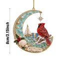 thumbnail image 3 of Cardinal Christmas Hanging Ornaments,Red Cardinal Ornaments for Christmas Tree Old World Christmas Ornaments Xmas Decor Cardinal Mom Remembrance Memorial Sympathy Bird Lover Gift 3.15 Inch, 3 of 6