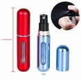 thumbnail image 2 of Mini Flacon Distributeur de Parfum 5ml Flacon Distributeur de Parfum Auto-Pompe Flacon Pulvérisateur de Parfum en Aluminium (Rose Vif), 2 of 5