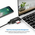 thumbnail image 3 of Amurx A432 USB-C SD Card Reader, USB 3.0 Hub for SD TF SDXC SDHC MMC RS-MMC Micro SD Micro SDXC Micro SDHC Card and UHS-I Cards, 3 of 8