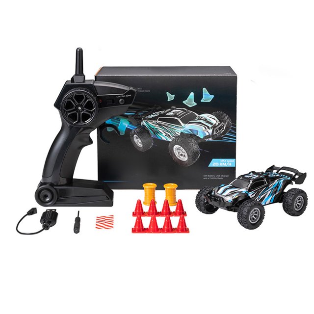 CAROOTU Voiture Télécommandée Mini Haute Vitesse 2.4G avec Lumière LED Vitesse Réglable