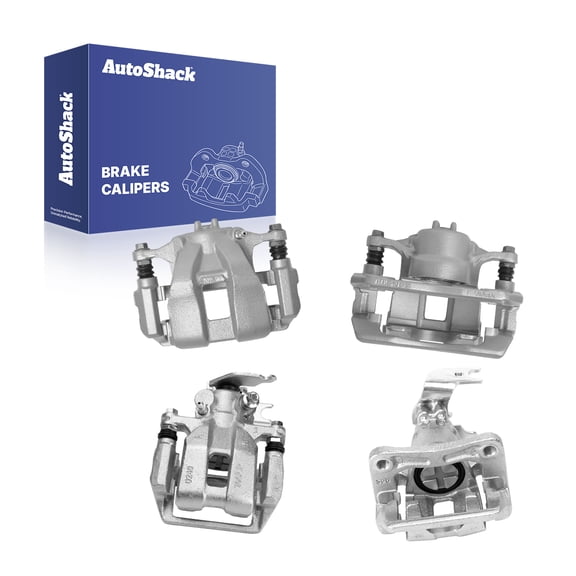 AutoShack Front & Rear Brake Calipers | Replacement for 2016-2017 Honda Accord | 4-PC