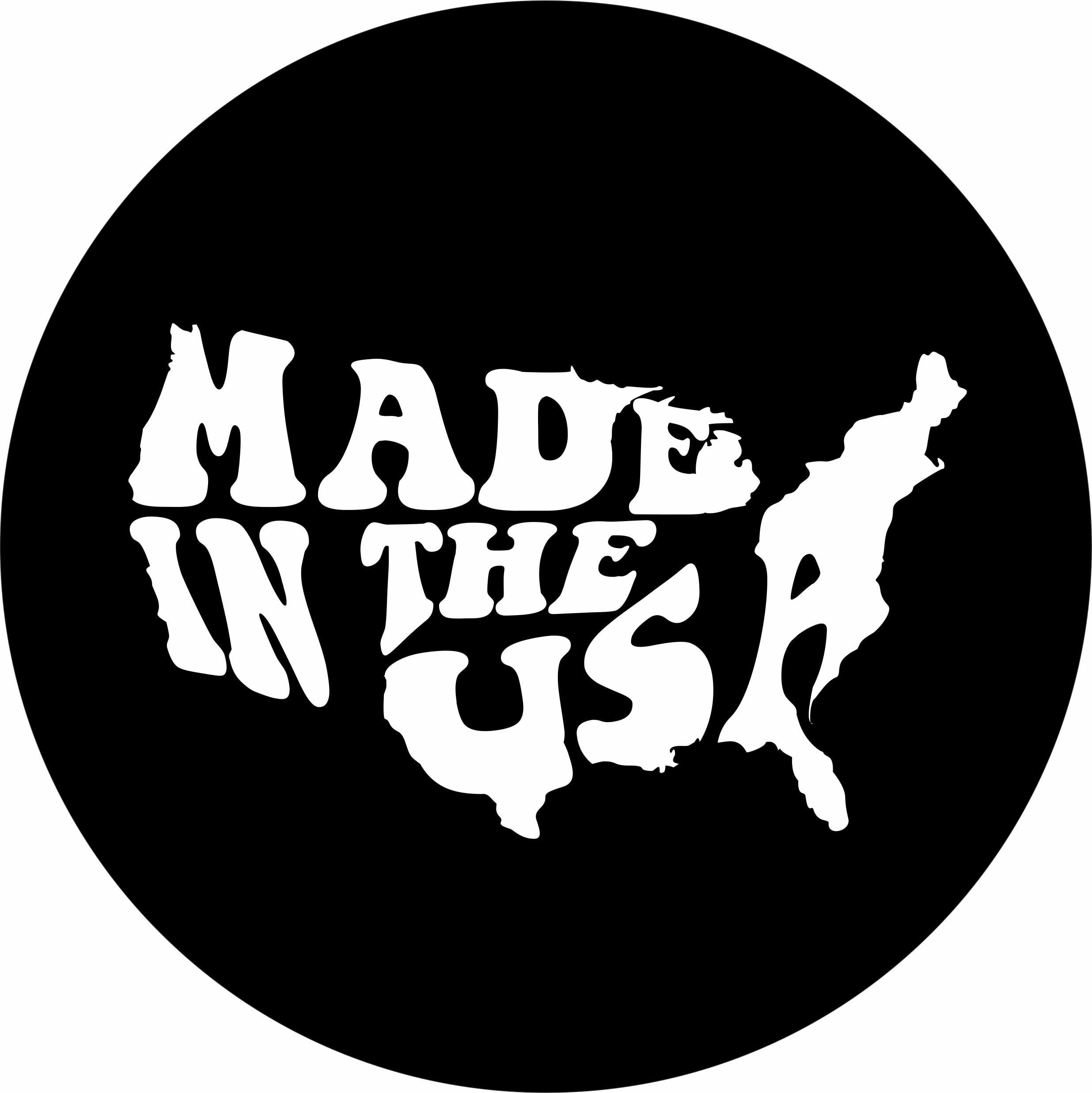 Tire Cover Central Made in the USA White and Black Vinyl Spare Tire