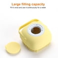 thumbnail image 2 of Mango de silicona ducha scrubber handheld bañado trasero cepillo cuerpo reutilizable mujeres cuidado de la piel accesorios de viaje accesorios rosa kenally HA010429-01B, 2 of 6