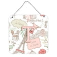 thumbnail image 7 of Caroline's Treasures CJ2002-LDS66 Letter L Love in Paris Pink Wall or Door Hanging Prints, 6HX6W, multicolor, 7 of 7