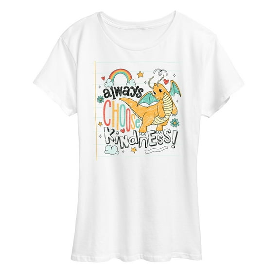 Pokémon - Dragonite Always Choose Kindness - Women's Short Sleeve Graphic T-Shirt