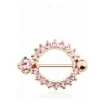 thumbnail image 3 of Anneaux de Protection pour Mamelon en Acier Chirurgical Rond Pavé 14 Ga - Vendus par Paire, 3 of 5