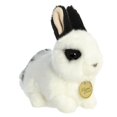 thumbnail image 1 of Aurora Lapin Rex Noir et Blanc 8 Pouces, 1 of 1