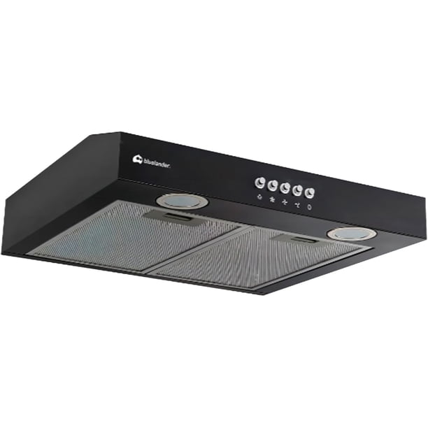 Campana Extractora Bluelander de Acero Inoxidable 110 V, Salida de Aire y Filtro de Carbón Activado, Campana para Cocina 60 cm