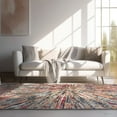 thumbnail image 1 of Rug Branch Nova 9' x 12' (9'2" x 12'5") Blue/Cream Abstract Indoor Area Rug, Contemporary, Medium Pile, Stain-Resistant Carpet - Living Room, Bedroom, Dining Room, and Kitchen, 1 of 9