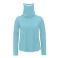thumbnail image 5 of Gamivast Unisex Ice Silk Summer Sun Protection Shirts, UPF Sun Protection Hoodie Lightweight Going Out Shirts, Workout Hiking Swim Shirt Blue XL Returns and Refunds My Orders Cancel Membership, 5 of 8