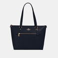 thumbnail image 1 of Coach Gallery Tote in Signature Leather Midnight, 1 of 3
