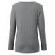 thumbnail image 5 of MHFRRA Camisetas de Mujer para Uso Informal, Otoño e Invierno, Camisetas de Manga Larga con Cuello Redondo para Una Comodidad Diaria. Gris, 5 of 5