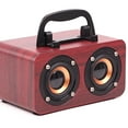 thumbnail image 4 of Boc Retro Wooden Wireless Desktop Bluetooth-compatible Speaker Phone Holder USB Rechargeable, 4 of 10