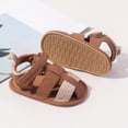 thumbnail image 5 of Baby Boy Walking Sandals Infant Closed Toe Breathable Mesh Lightweight Sport Sandals for Summer Outdoor Toddler Casual Shoes Gibobby,5,Brown, 5 of 9