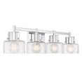 thumbnail image 4 of Dover 4-Light Bathroom Vanity Light in Chrome, 4 of 6