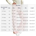 thumbnail image 4 of YUANxueke Girls Elastic Waist Pants Casual Striped Outdoor Straight Leg Soft Comfy Trousers for 4-16 Years, 4 of 6