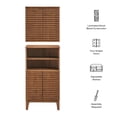 thumbnail image 2 of Modway Render Bathroom Cabinet Set in Brown, 2 of 10