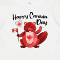 thumbnail image 4 of Inktastic Happy Canada Day Cute Red Beaver with Canadian Flag Boys or Girls Baby T-Shirt, 4 of 5