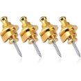 thumbnail image 1 of Guitar Strap Locks Buttons 10pcs/security Strap Locks Metal Quick Release Security Straplocks-silver Sx, 1 of 5