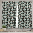 thumbnail image 2 of Ambesonne Wings Print Valance & Curtain, Love Sleeps on Clouds, 55"x45", Pale Blue Grey Peach, 2 of 7